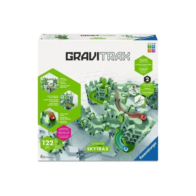 Ravensburger Pista da Biglie Giocattolo Gravitrax Action Set M Skytrax 8+ Anni