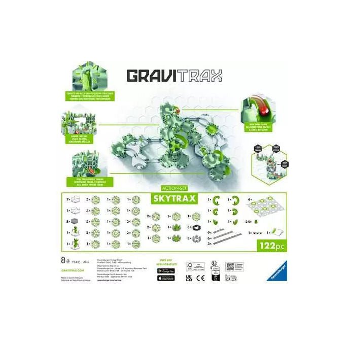 Ravensburger Pista da Biglie Giocattolo Gravitrax Action Set M Skytrax 8+ Anni