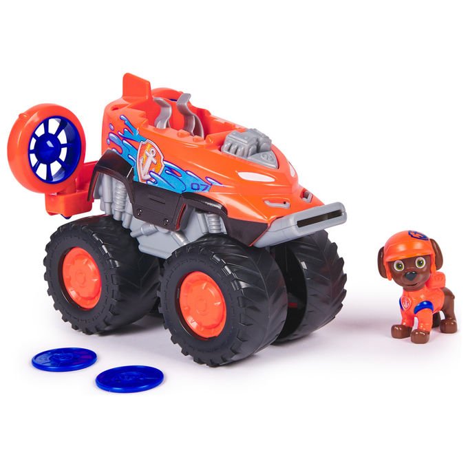 Spin Master Paw Patrol Rescue Wheels Hovercraft di Zuma Veicolo Giocattolo con Lanciamissili
