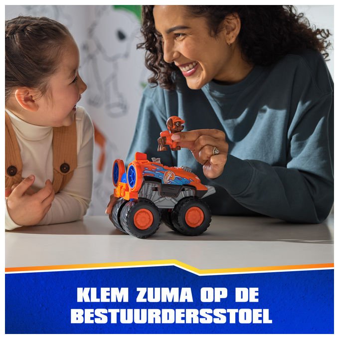 Spin Master Paw Patrol Rescue Wheels Hovercraft di Zuma Veicolo Giocattolo con Lanciamissili