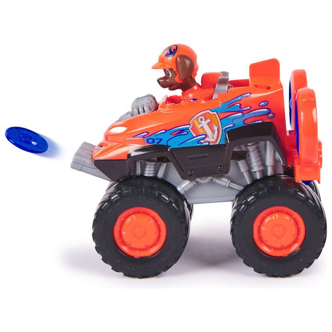 Spin Master Paw Patrol Rescue Wheels Hovercraft di Zuma Veicolo Giocattolo con Lanciamissili