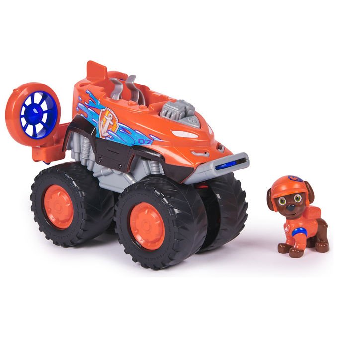 Spin Master Paw Patrol Rescue Wheels Hovercraft di Zuma Veicolo Giocattolo con Lanciamissili