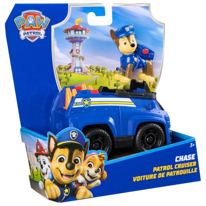 SPIN MASTER Paw Patrol Macchina della Polizia di Chase Veicolo e Personaggio