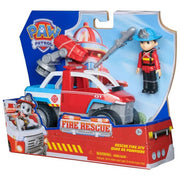 Spin Master Paw Patrol Set Personaggio Fire Rescue Veicolo Pompieri con Ryder