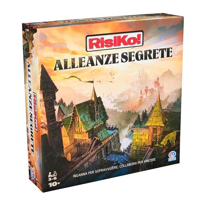 Spin Master RisiKo! Alleanze Segrete Gioco da Tavolo di Strategia 3-6 Giocatori