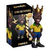 Minix Pelé O Rei Statuetta da Collezione 12 cm in Vinile Maglia Brasile
