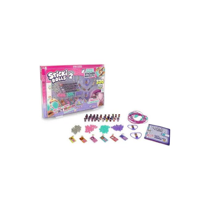 Ravensburger Set Braccialetti e Collane Sticki Rolls Kit Artistico per Bambine 5+