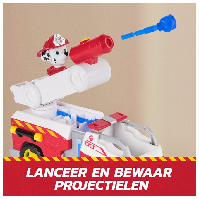 Spin Master Paw Patrol Camion Pompieri di Marshall Action Figure e Lanciamissili