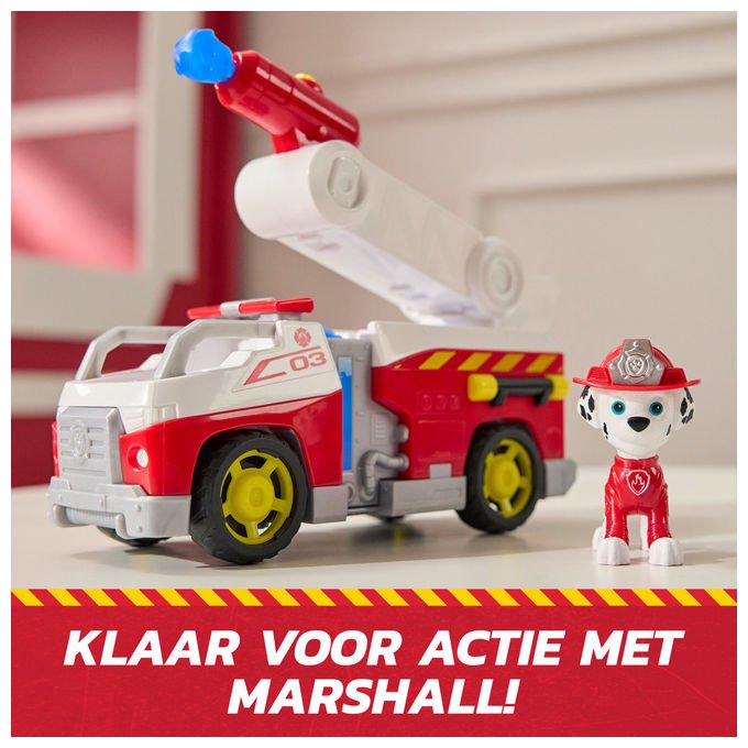 Spin Master Paw Patrol Camion Pompieri di Marshall Action Figure e Lanciamissili