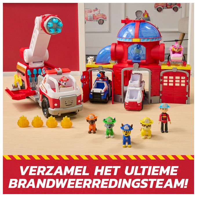 Spin Master Paw Patrol Camion Pompieri di Marshall Action Figure e Lanciamissili