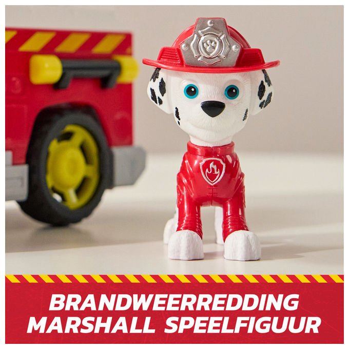 Spin Master Paw Patrol Camion Pompieri di Marshall Action Figure e Lanciamissili