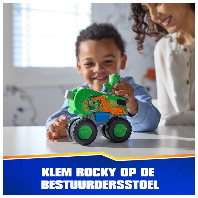 Spin Master Paw Patrol Rescue Wheels Camion di Rocky con lanciamissili