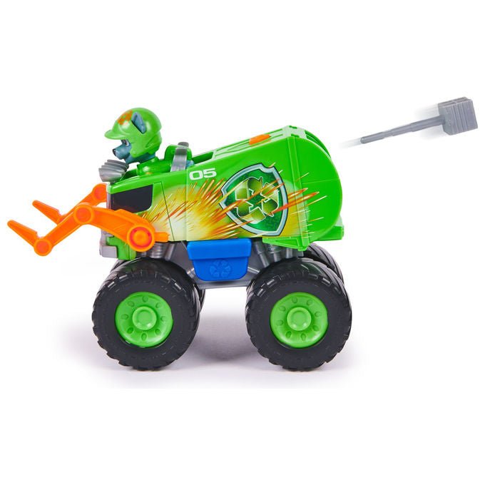 Spin Master Paw Patrol Rescue Wheels Camion di Rocky con lanciamissili