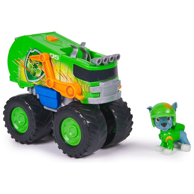 Spin Master Paw Patrol Rescue Wheels Camion di Rocky con lanciamissili
