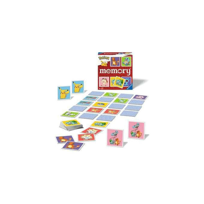 Ravensburger 24853 memory Pokémon Gioco di Memoria 64 Carte 32 Coppie 2-8 Giocatori dai 3 Anni