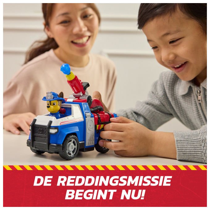 Spin Master Paw Patrol Veicolo Antincendio di Chase con Personaggio e Lanciamissili