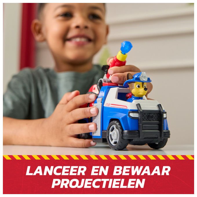 Spin Master Paw Patrol Veicolo Antincendio di Chase con Personaggio e Lanciamissili