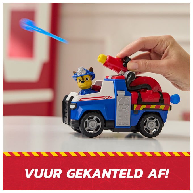 Spin Master Paw Patrol Veicolo Antincendio di Chase con Personaggio e Lanciamissili