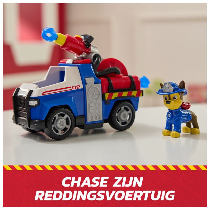 Spin Master Paw Patrol Veicolo Antincendio di Chase con Personaggio e Lanciamissili