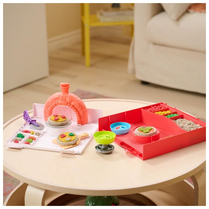 Spin Master Set di Gioco Squish Pizza 452 g Sabbia 5+ Anni