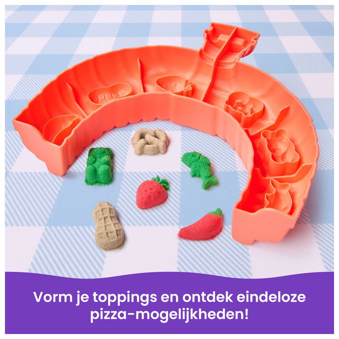 Spin Master Set di Gioco Squish Pizza 452 g Sabbia 5+ Anni