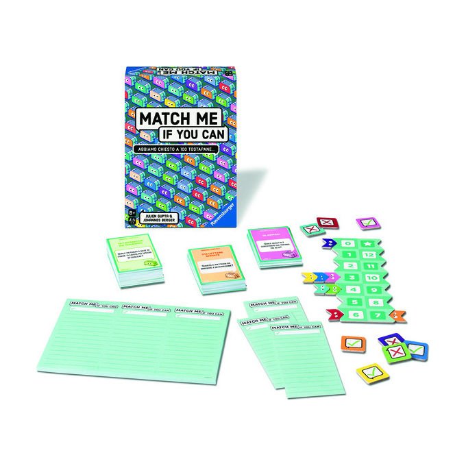 Ravensburger Match Me If You Can Gioco di Carte e Velocita'