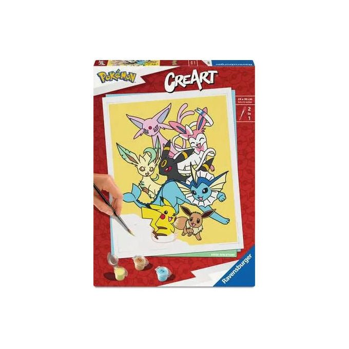 Ravensburger CreArt Serie Trend C Pokémon Leggendari Kit per Dipingere 12+