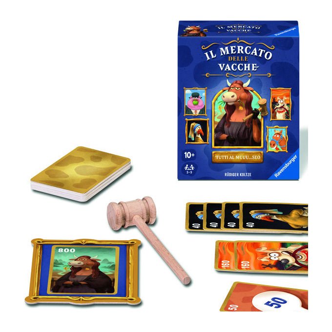 Ravensburger Il Mercato delle Vacche Gioco da Tavolo Strategico 3-6 Giocatori