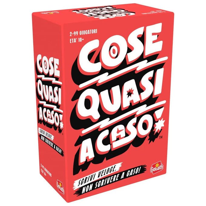 Goliath Cose Quasi a Caso Gioco di Parole Veloce ed Educativo 2-6 Giocatori 10+
