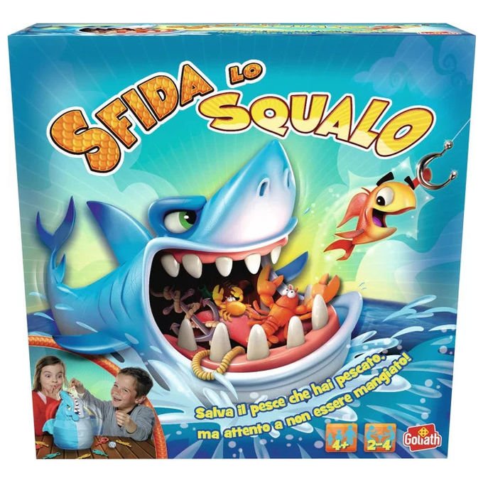 Goliath, Sfida lo Squalo, Gioco da Tavolo Interattivo, 4+ Anni