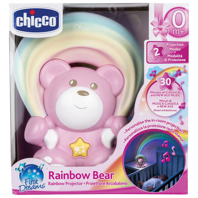 Chicco Orsetto Arcobaleno Proiettore Nanna Rosa