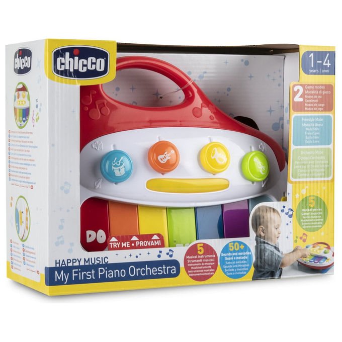 Chicco Il Mio Primo Piano Orchestra Giocattolo Musicale 50 Suoni e Melodie