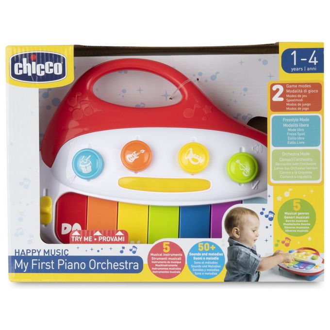 Chicco Il Mio Primo Piano Orchestra Giocattolo Musicale 50 Suoni e Melodie