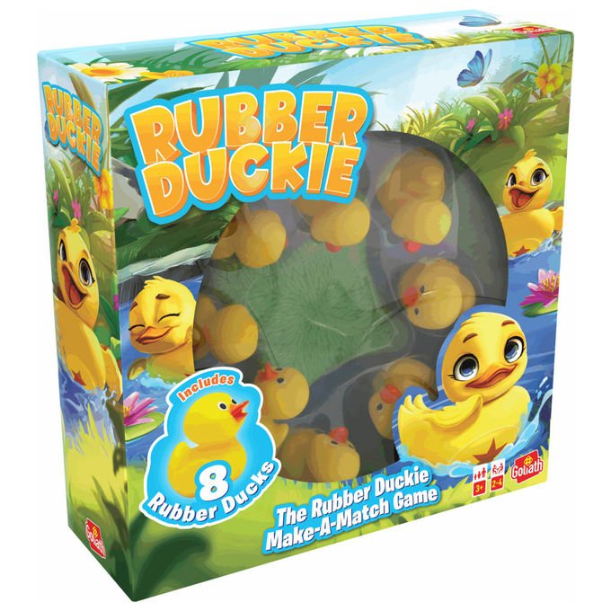 Goliath Action Figure Lucky Ducks A1 Gioco di Societa' Verde e Giallo