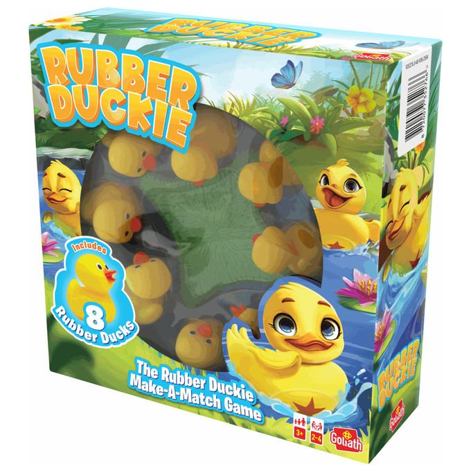 Goliath Action Figure Lucky Ducks A1 Gioco di Societa' Verde e Giallo