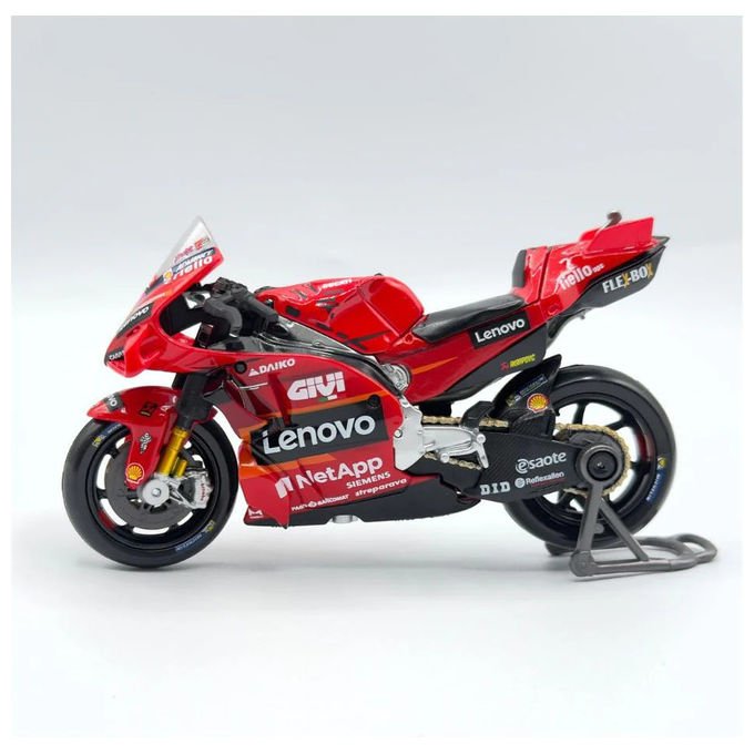 Maisto Ducati Lenovo Team 2023 Bastianini #23 Modellino Moto Scala 1-18