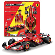 Bburago 18-26856 Kit di Montaggio Ferrari SF-24 16 Charles Leclerc F1 2024 Scala 1:24 45 Pezzi con Casco