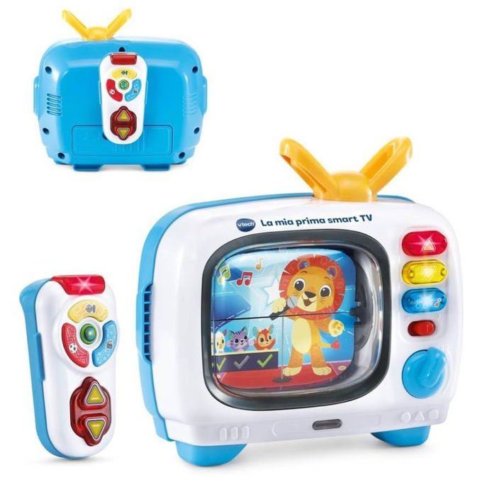VTech La Mia Prima Smart TV Televisione Interattiva Bilingue per Bambini - Yeppon