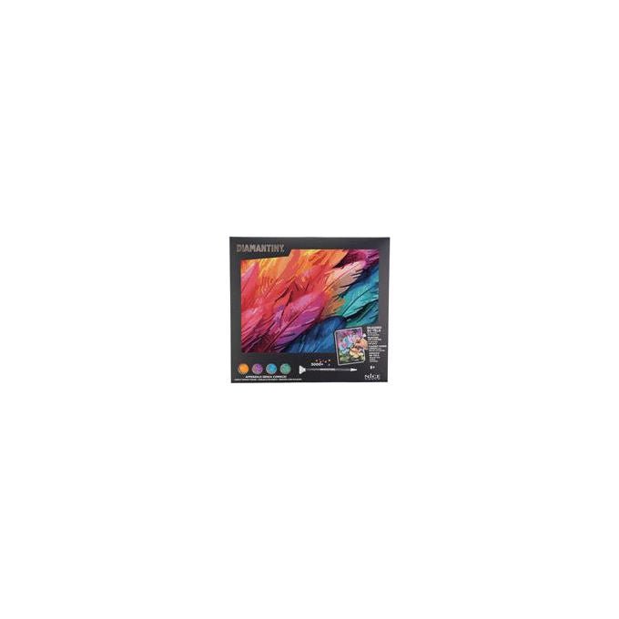 Diamantiny Quadro Mosaico Fai Da Te Full Colors Piume Crystal Art 8+