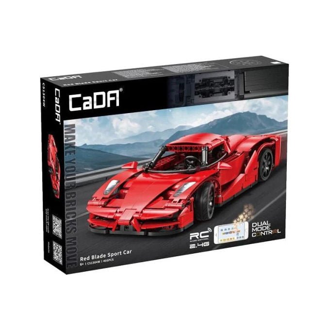 Cada Auto Sportiva Radiocomandata Red Blade Set Costruzioni 405 Pezzi