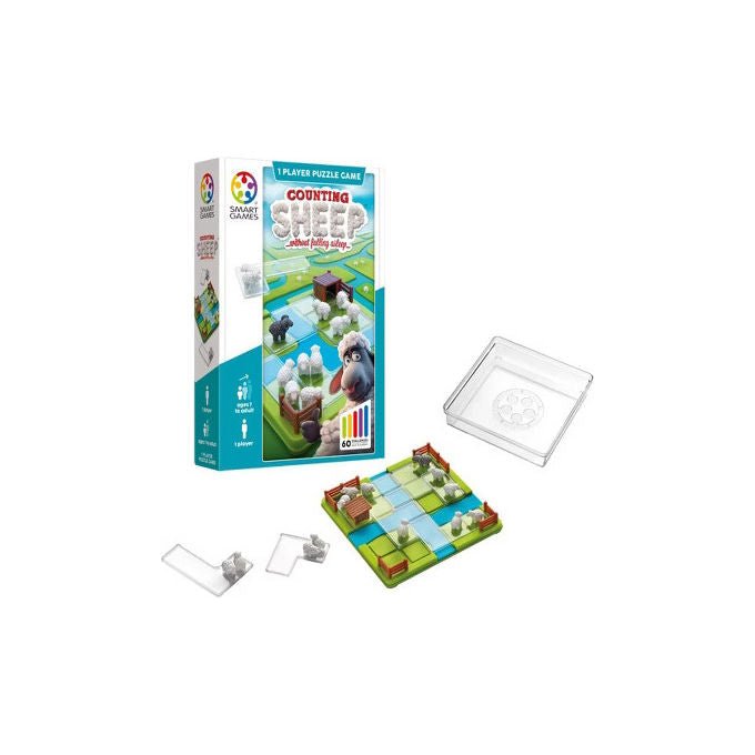 Smart Games Counting Sheep Gioco di Logica Gioco di Abilita' Gioco Logico 7+