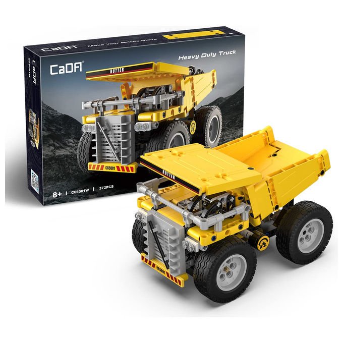 CaDA Camion da Miniera Heavy Duty 372 Pezzi Costruzioni per Bambini da 8 Anni