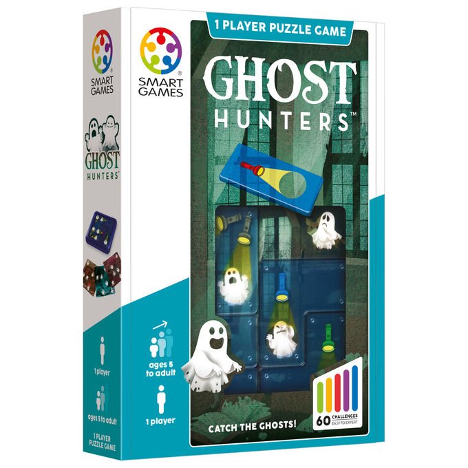 SmartGames Caccia al Fantasma Gioco di Logica Puzzle con 60 Sfide