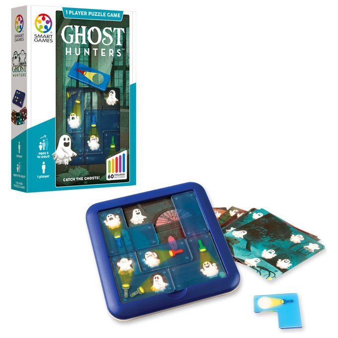 SmartGames Caccia al Fantasma Gioco di Logica Puzzle con 60 Sfide