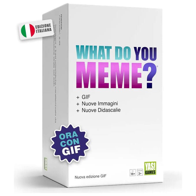 YAS! GAMES What Do You Meme? Core GIF Edition Gioco da Tavolo per Adulti