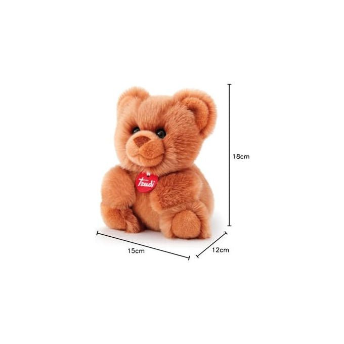 Trudi Orsetto Fluffy Peluche 18-20 cm Marrone-Multicolore