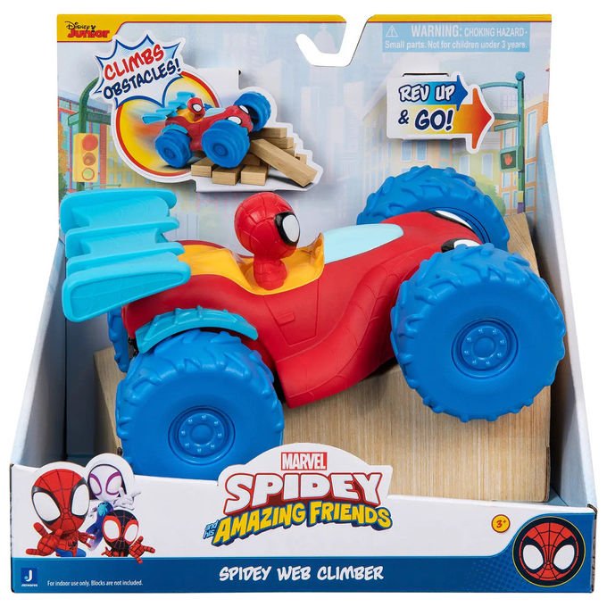 Jazwares Spidey Veicolo Buggy 4x4 Macchinina per Bambini Multicolore