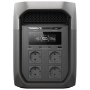 EcoFlow Delta 3 Max Stazione di Alimentazione Portatile 2048Wh 2400W Litio Ferro Fosfato