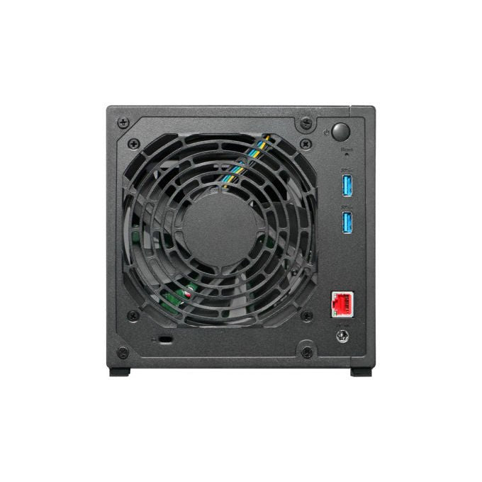Asustor Nas tower Realtek RTD1619B 1GB DDR4 4 alloggiamenti Nero