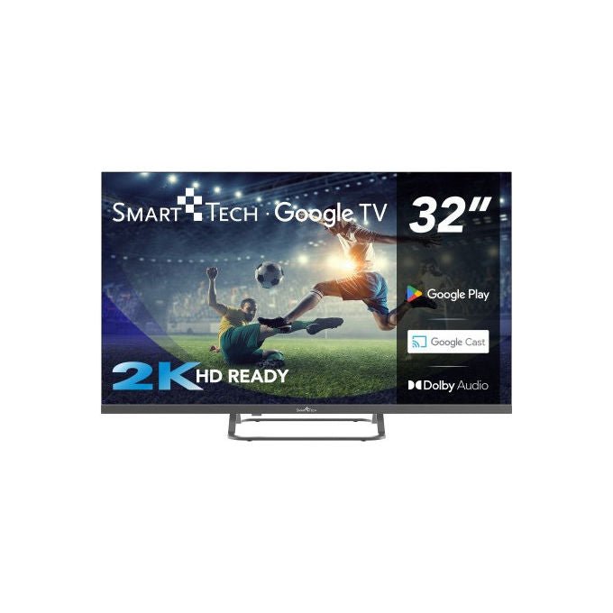 Smartech Tv QLED Full HD 32 pollici Google Tv Nero